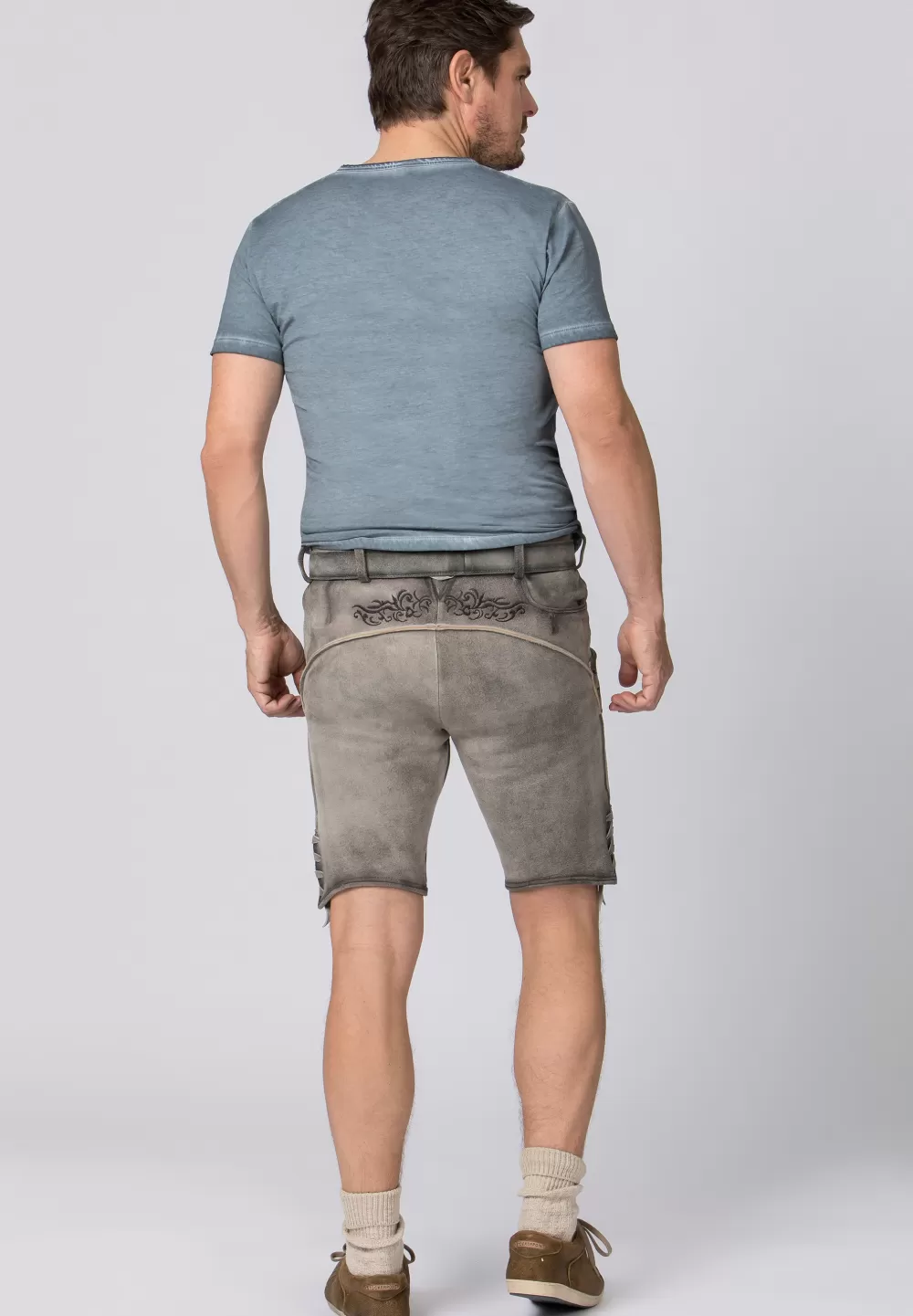 Stockerpoint Hose Finstawoid | 46*Damen/Herren Kurze Lederhosen | Lederhosen