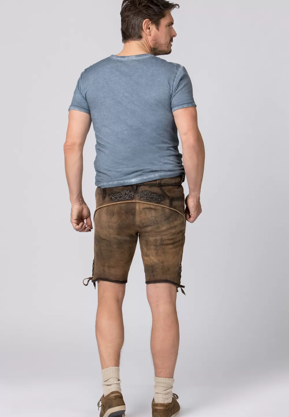 Stockerpoint Hose Finstawoid | 48*Damen/Herren Kurze Lederhosen | Lederhosen