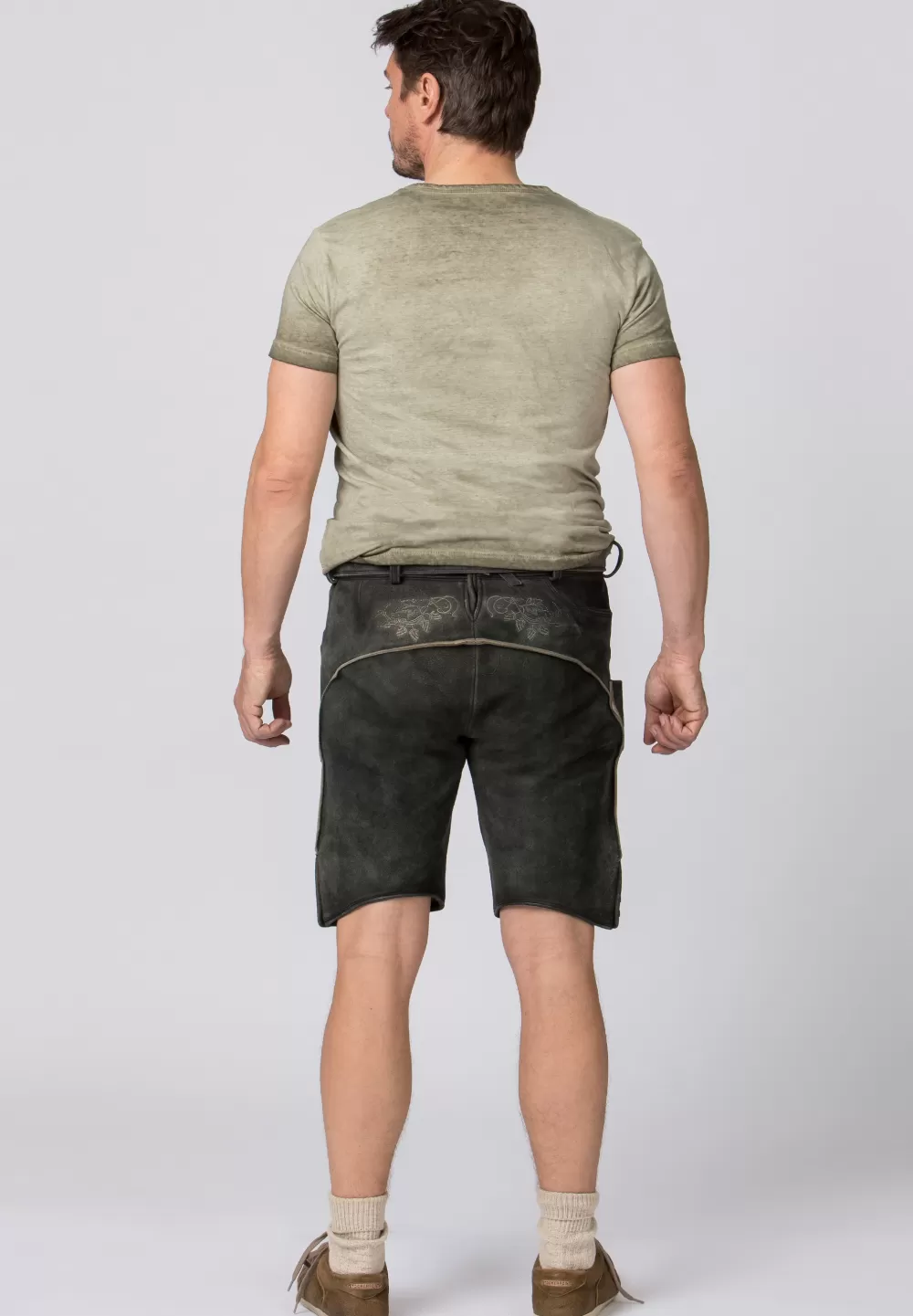 Stockerpoint Hose Götterrabe | 46*Damen/Herren Kurze Lederhosen | Lederhosen