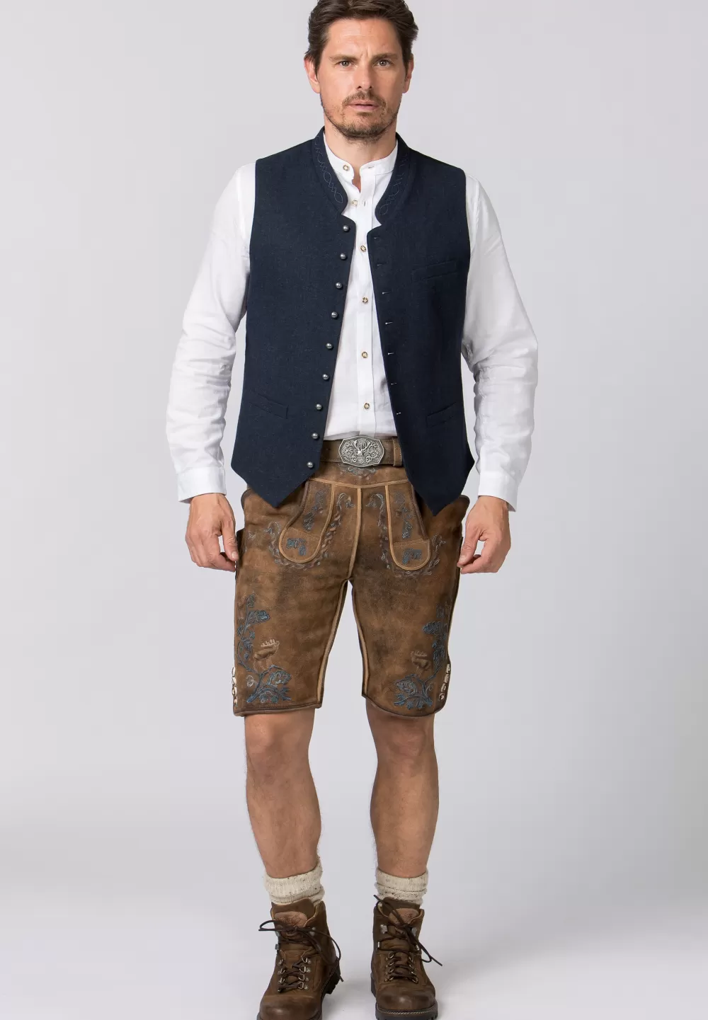 Stockerpoint Hose Umberto | 46*Damen/Herren Kurze Lederhosen | Lederhosen