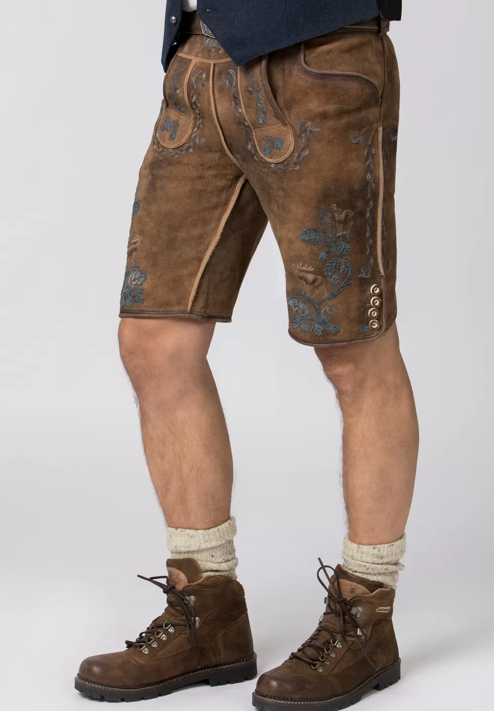 Stockerpoint Hose Umberto | 46*Damen/Herren Kurze Lederhosen | Lederhosen