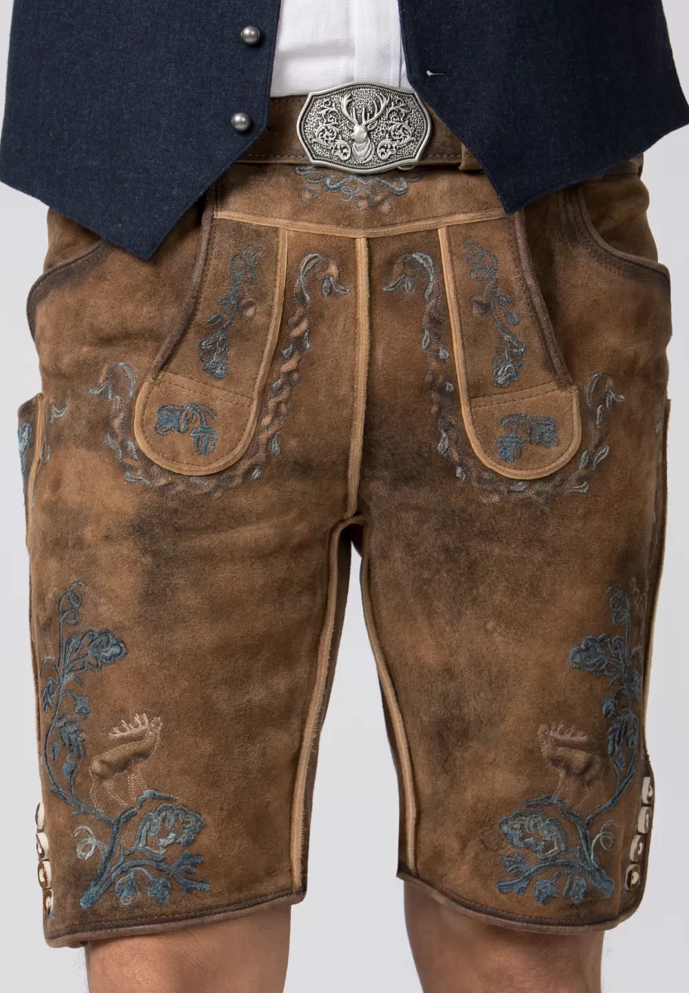 Stockerpoint Hose Umberto | 46*Damen/Herren Kurze Lederhosen | Lederhosen