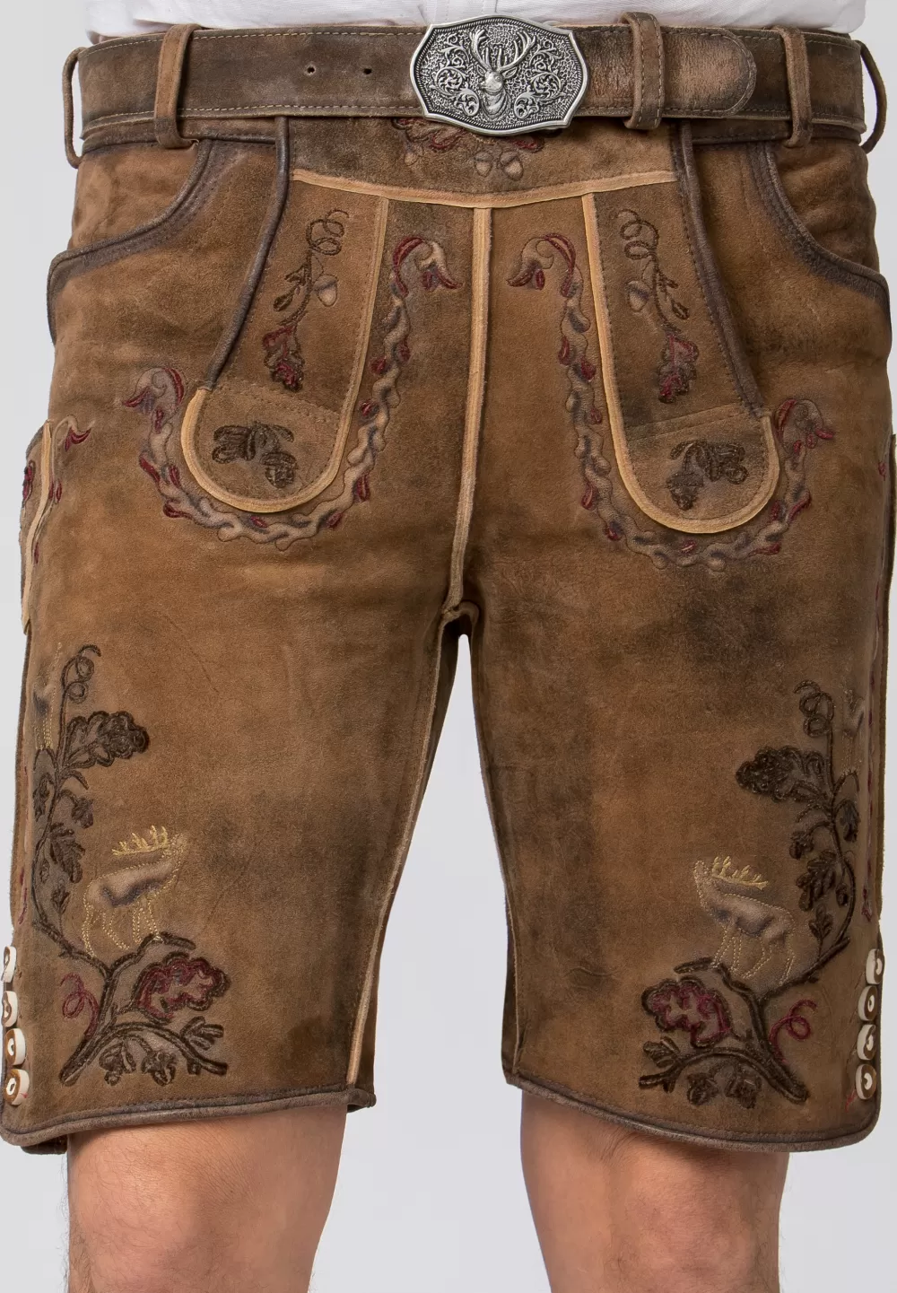 Stockerpoint Hose Umberto | 46*Damen/Herren Kurze Lederhosen | Lederhosen
